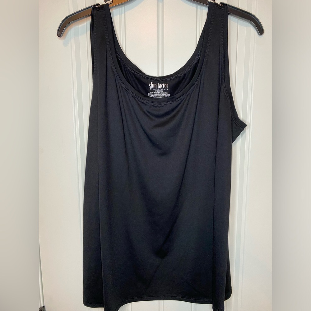 Slim Factor Black Layering Tank